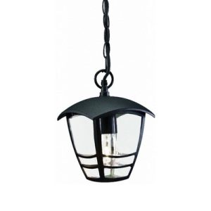 Suspension Creek (Paris) E27 60W, noire, IP44