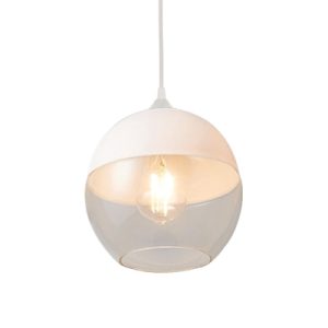 Suspension ronde B blanc