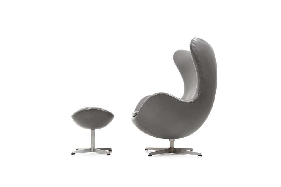 FAUTEUIL EGG GRIS AVEC FONCTION PIVOTANTE COULEURS DISPONIBLE