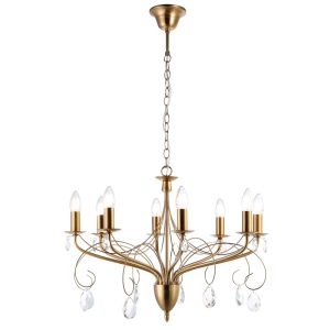 Suspension BRONZE 8 LAMPES