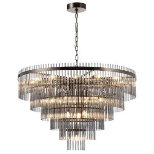 Lustre Shine 22xE14 Gris D96*H98CM