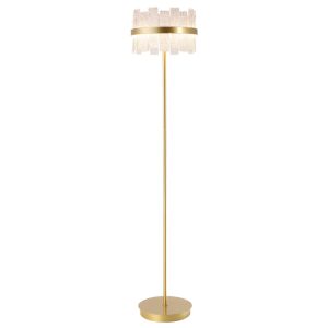 Lampadaire BELINDA LED 32W 3000K 1880LM Doré D35*H163cm