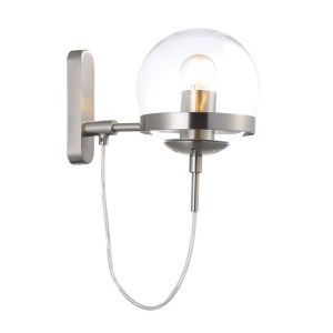 Applique Sweet 1xE27 Satiné nickel L28*15*H34cm