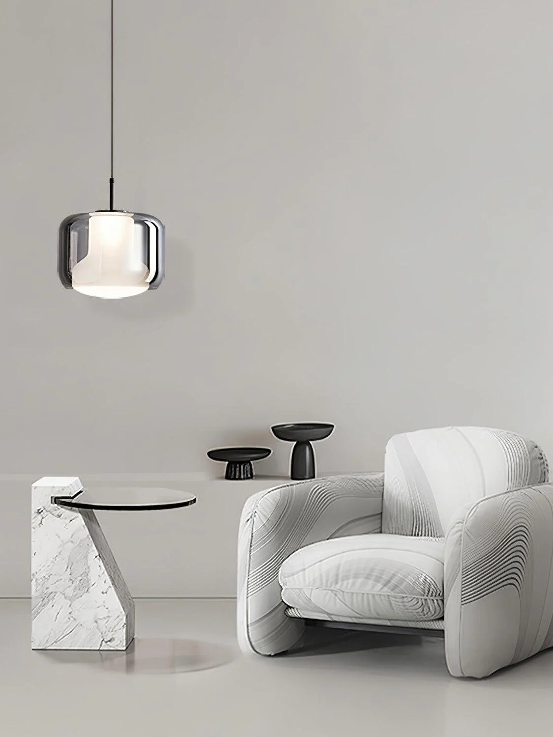 Lampe suspendue Titan Glass