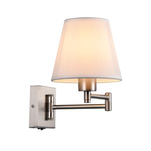 Applique Valance 1xE27 W160xL400xH250mm Argenté