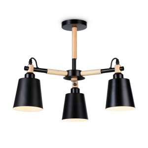 Lustre abat jour 3*E27 D560xH430mm