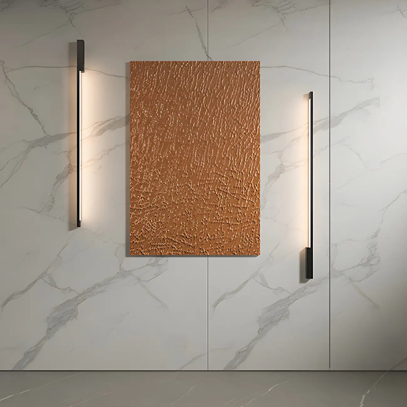 Applique murale LED moderne ( NOIR & BLANC )