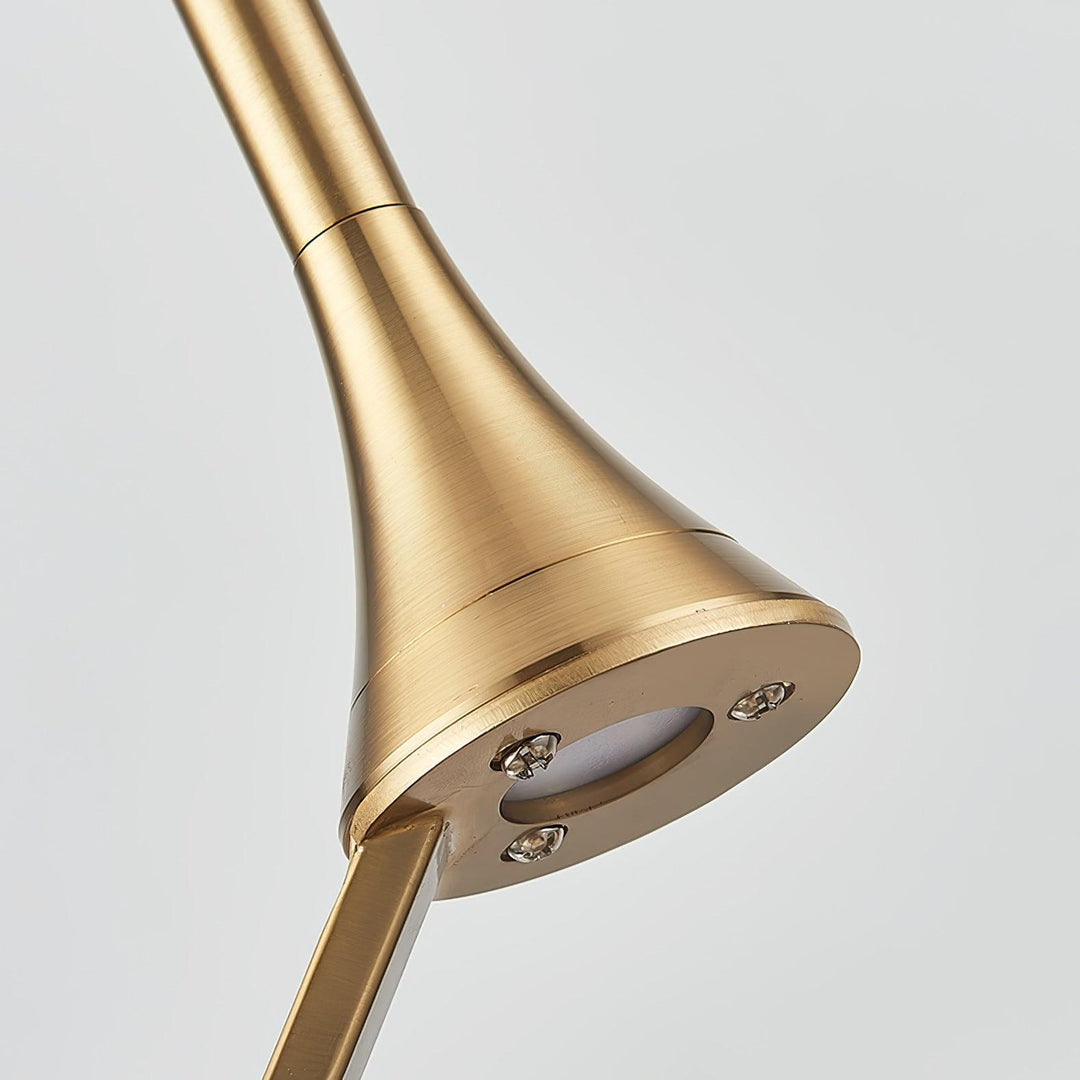 Suspension “Roche de Verre” – Élégance Métallisée et Design Signature
