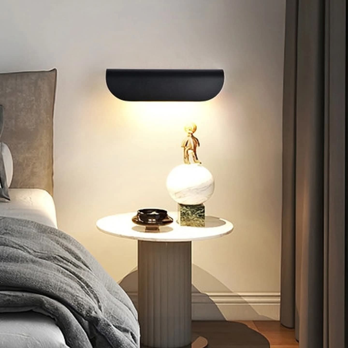 Applique murale LED moderne ( NOIR & BLANC )