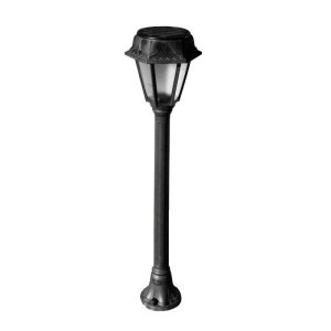 Pied Solaire MIZAR/ROSETTA noire 2W 4000K D24*H96cm