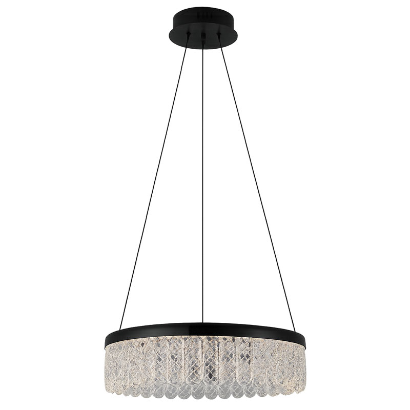 Lustre KLMA 48W LED D400mm 4000K noir