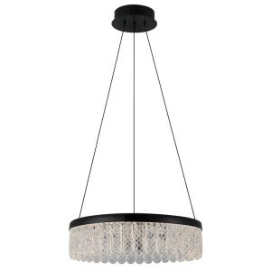 Lustre KLMA 48W LED D400mm 4000K noir