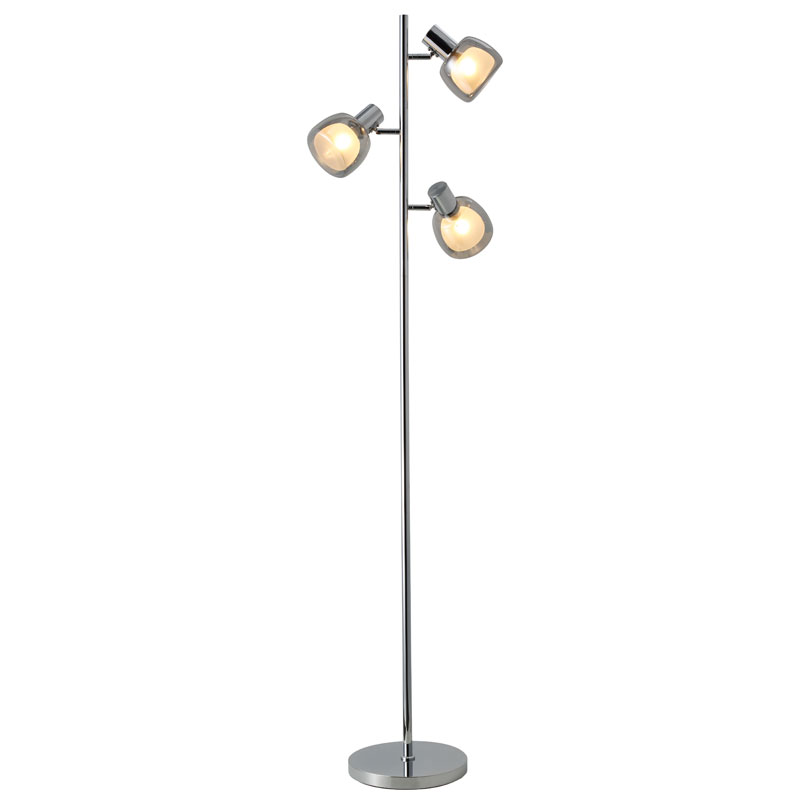 Lampadaire  3xG9 Ø30xH1x55CM Chrome