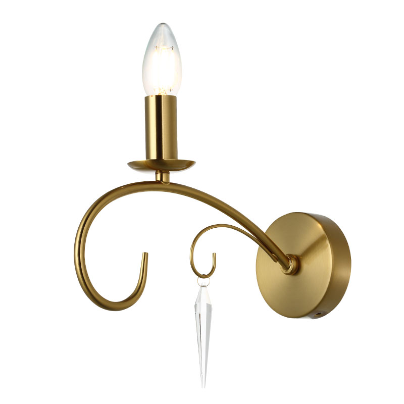 Applique Prince 1xE14 L28xW10xH26 Bronze