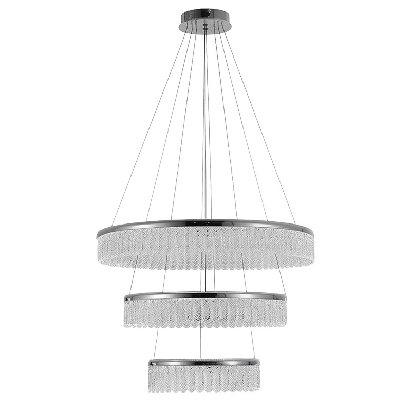 Lustre Kari 3*LED 206W LED D800 chromé 3 mode 3/4/6000K